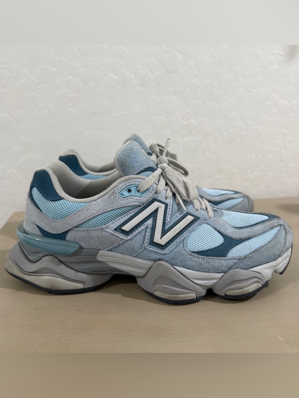New Balance Women's Light Blue and Slate Athletic Sneakers
